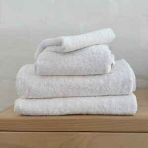 Luxury Organic Cotton Bath Towel | White